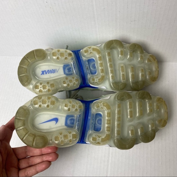 Nike Womens Vapormax Plus White Light Menta White AO4550 100 Sz 7.5 - Picture 5 of 16